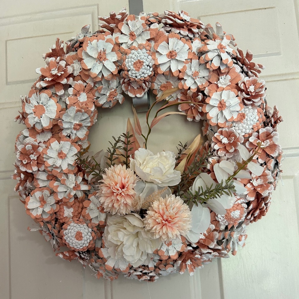 Pinecone wreath